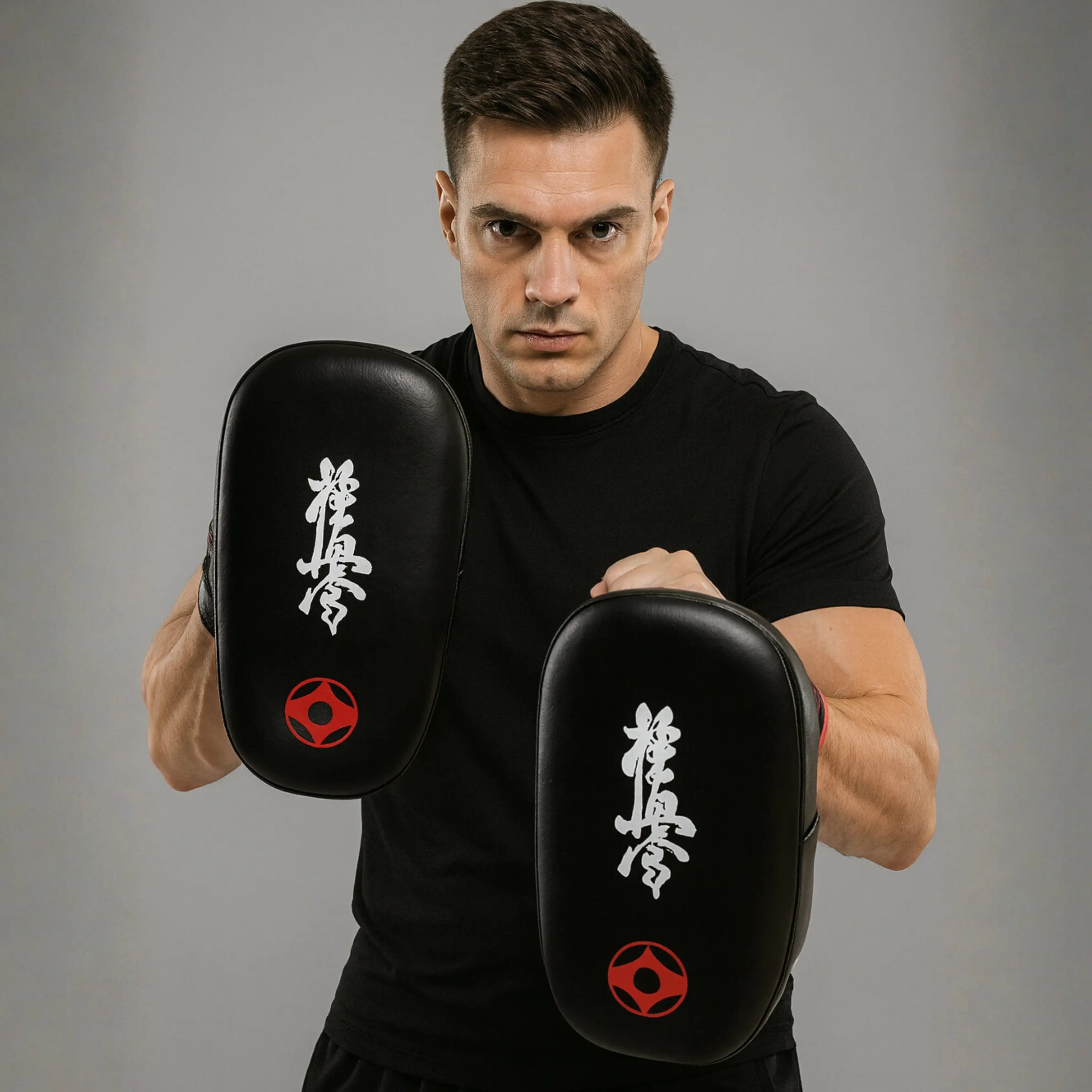 Bouclier De Frappe Queta En Cuir PU - Pad Boxe Thaïlandaise, Kickboxing, Karaté