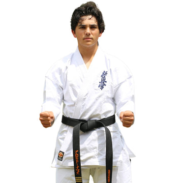 12 - OZ BLEACHED KYOKUSHIN KARTE GI UNIFORM STRETCH COTTON