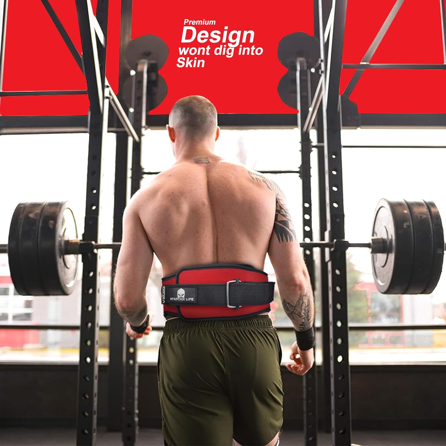 ADJUSTABLE SPARTAN SPARTAN BELT self locking lifting belt Injury Prevention Belt Perfect Fit Guarantee for gym use