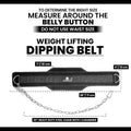 DIP BELT FOR SQUAT & GYM WORKOUT WITH COMFORTABLE NEOPRENE SUPPORT