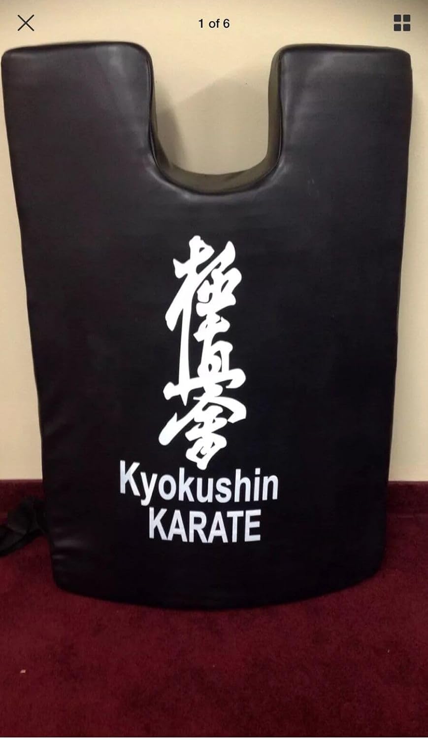 FULL BODY SHIELD LEATHER BLACK FOR MMA