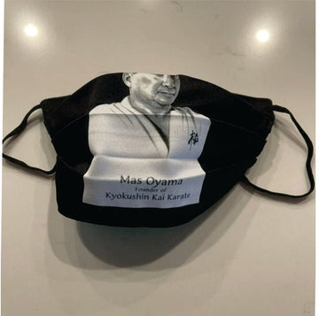 KYOKUSHIN KAI DOUBLE LAYER FACE MASKS - PACK OF 6 - BLACK
