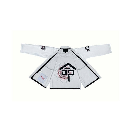 WHITE BRAZILIAN JIU JITSU GI MARTIAL ARTS AND KARATE UNIFORM WITH FREE BELT - 450GSM