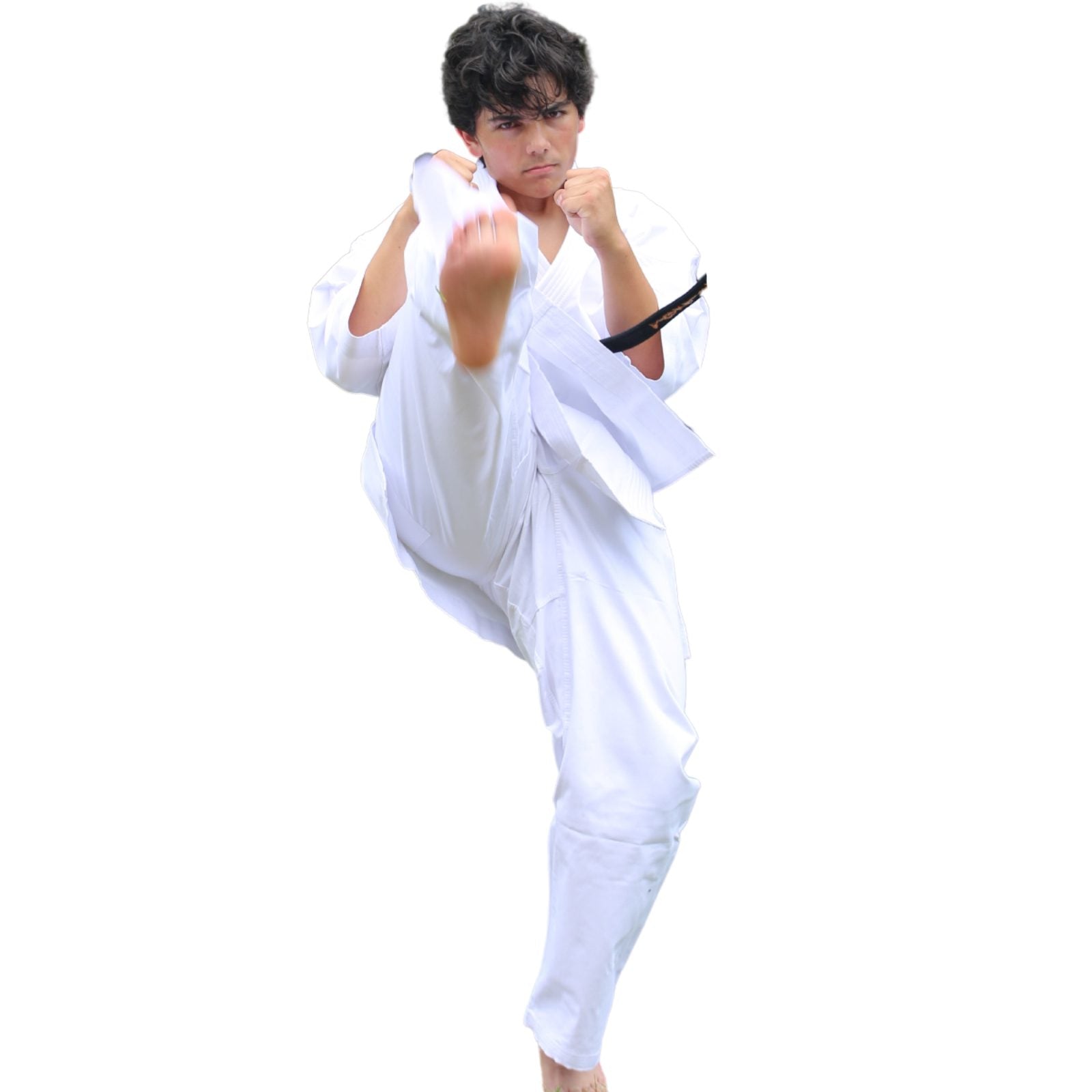 plain-bleached-karate-uniform-100%-cotton-canvas