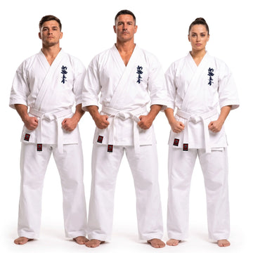12-OZ SHIN KYOKUSHIN UNIFORM STRETCH COTTON BLEACHED