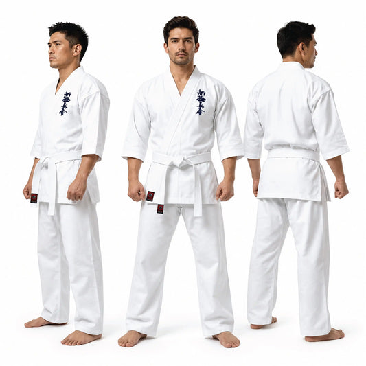 12-OZ SHIN KYOKUSHIN UNIFORM STRETCH COTTON BLEACHED