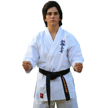 12 - OZ SHIN KYOKUSHIN martial arts karate gi UNIFORM STRETCH COTTON BLEACHED USA 