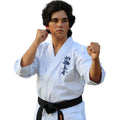 12 - OZ SHIN KYOKUSHIN martial arts karate gi UNIFORM STRETCH COTTON BLEACHED USA in white color 