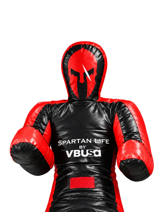 180CM PRO MMA & BJJ SITTING GRAPPLING DUMMY – HEAVY DUTY UNFILLED VINYL TRAINING PARTNER