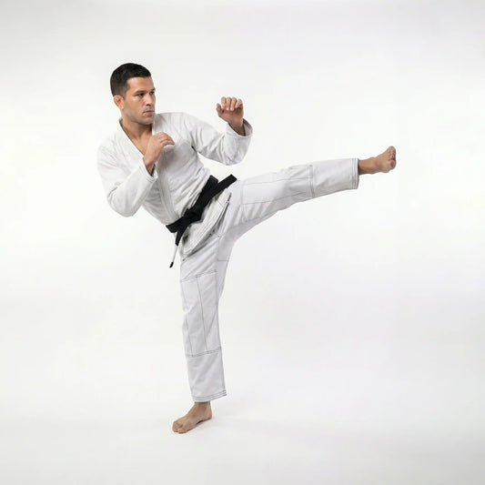 BJJ GI BRAZILIAN JIU JITSU KIMONO YOUTH HEMP BLEND WHITE  550 GSM