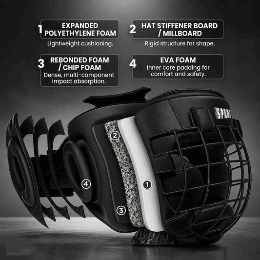 MMA & BOXING HEADGEAR WITH REMOVABLE FACE GRILL | MUAY THAI SPARRING