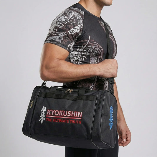 UNISEX KYOKUSHIN LARGE DUFFLE BAG FOR SPORTS AND GYM