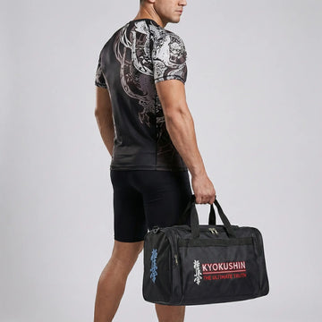 UNISEX KYOKUSHIN LARGE DUFFLE BAG FOR SPORTS AND GYM