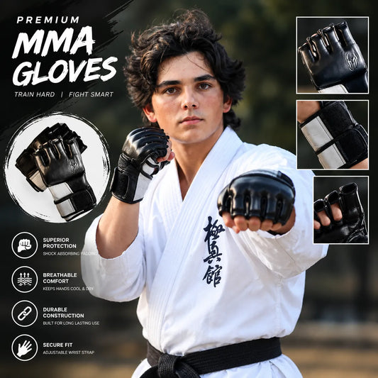 LEATHER MMA GLOVES FOR MEN AND WOMEN