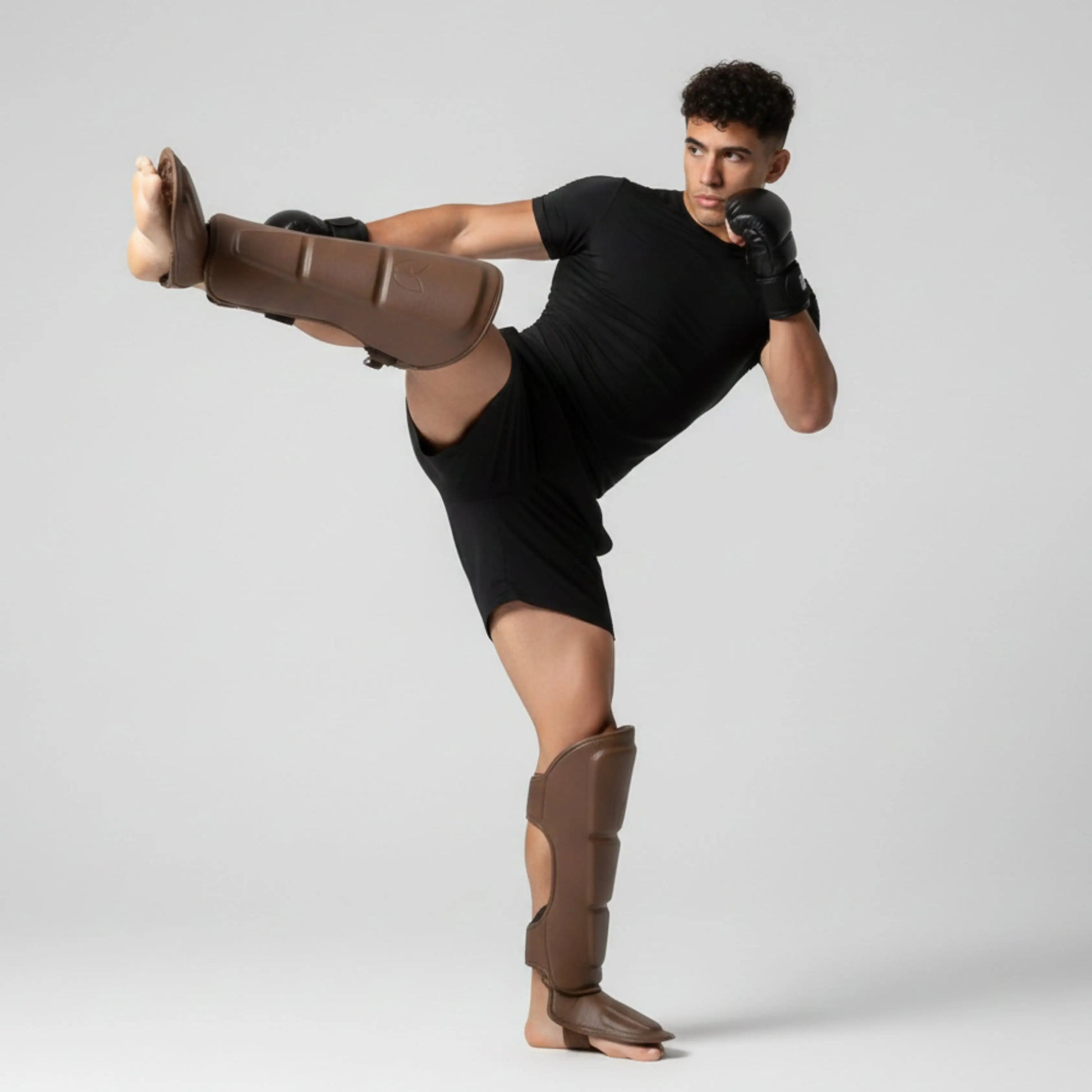 MMA LEG FOOT GUARDS MUAY THAI SHIN INSTEP PADS