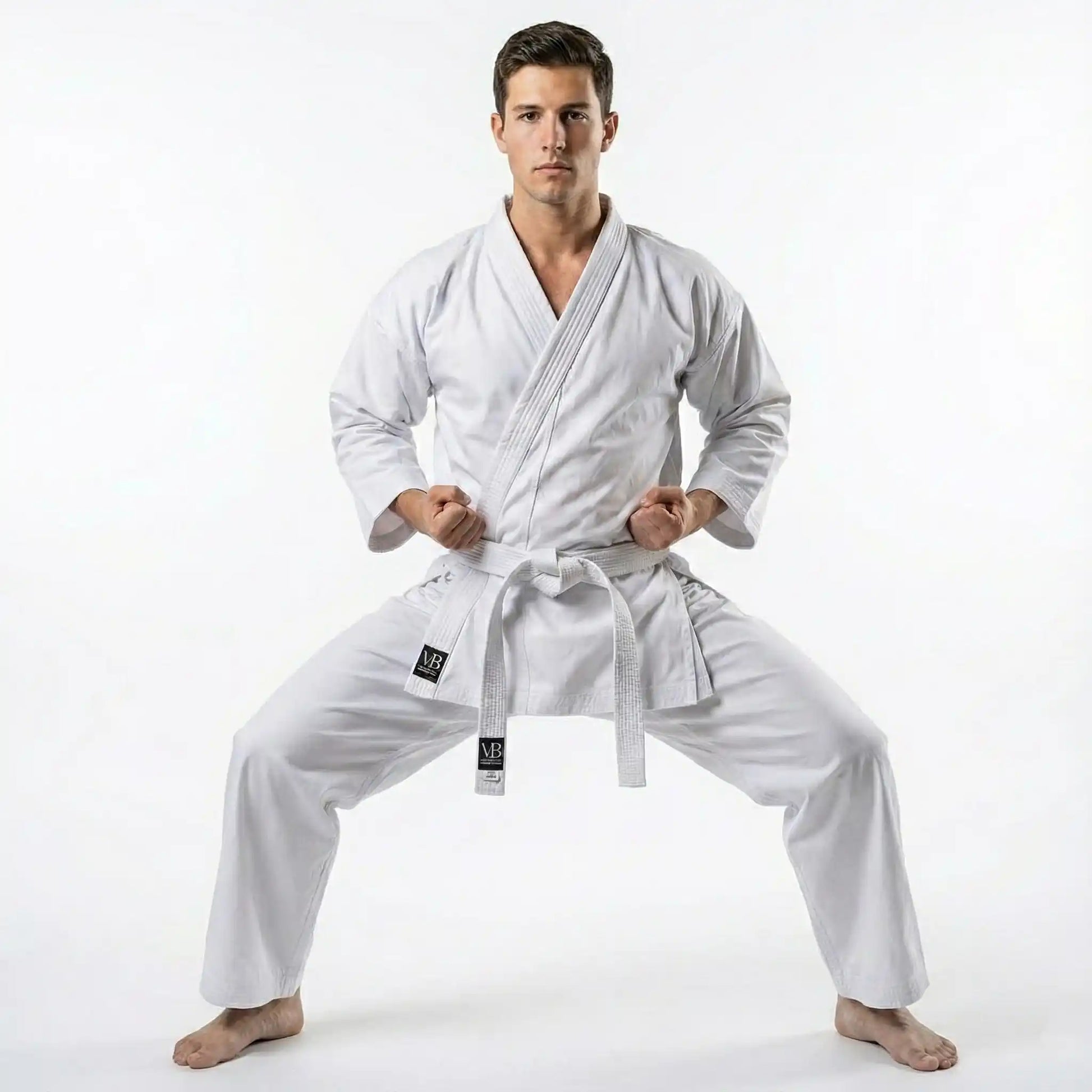 8-OZ KARATE UNIFORM FOR KIDS & ADULTS WITH A FREE BELT