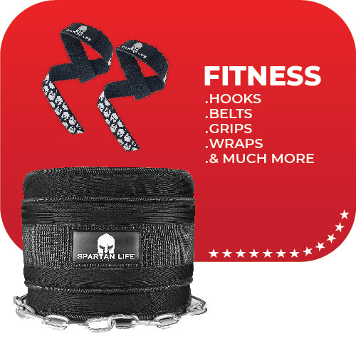 Fitness Gym Hooks, Belts Banner