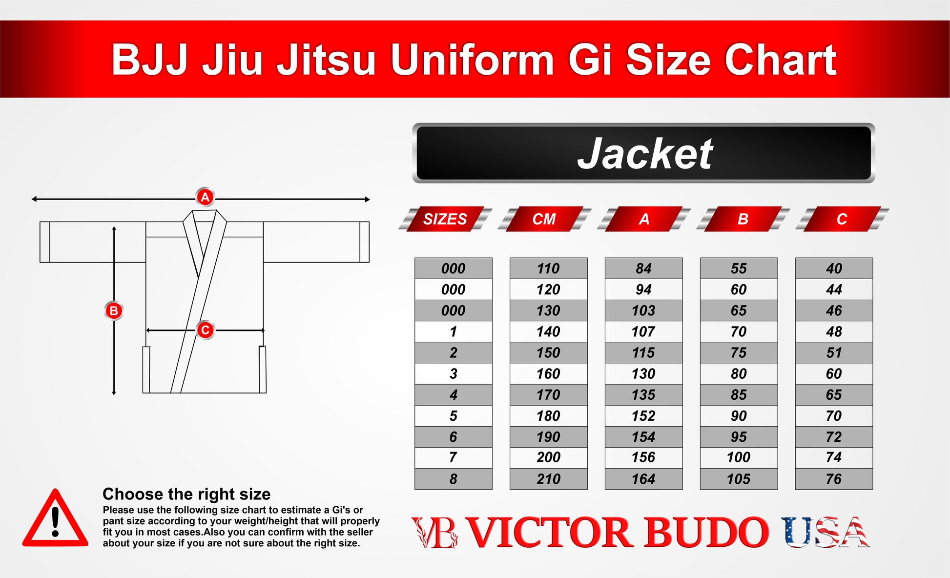 mma-brazilian-gi-uniforms-jiu-jitsu-gis-550-gsm-size-jacket-chart