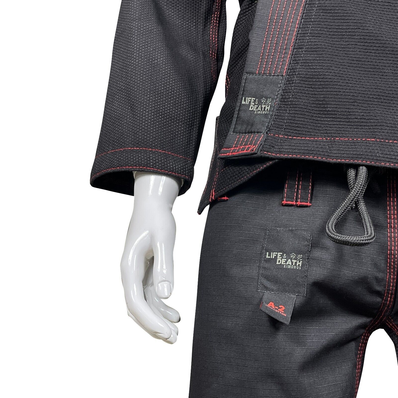 BRAZILIAN JUI JITSU GI UNIFORM BLACK - 450GSM