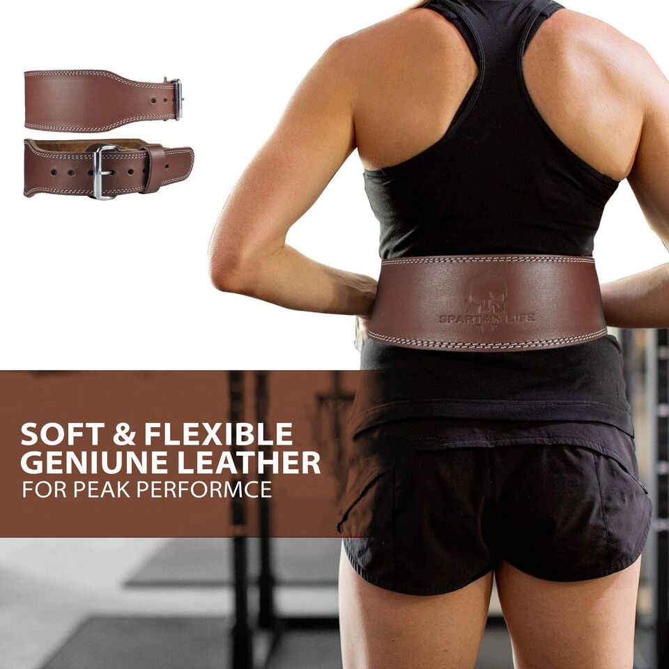 GENUINE LEATHER UNISEX SELF LOCKING BELT FOR FUNCTIONAL FITNESS