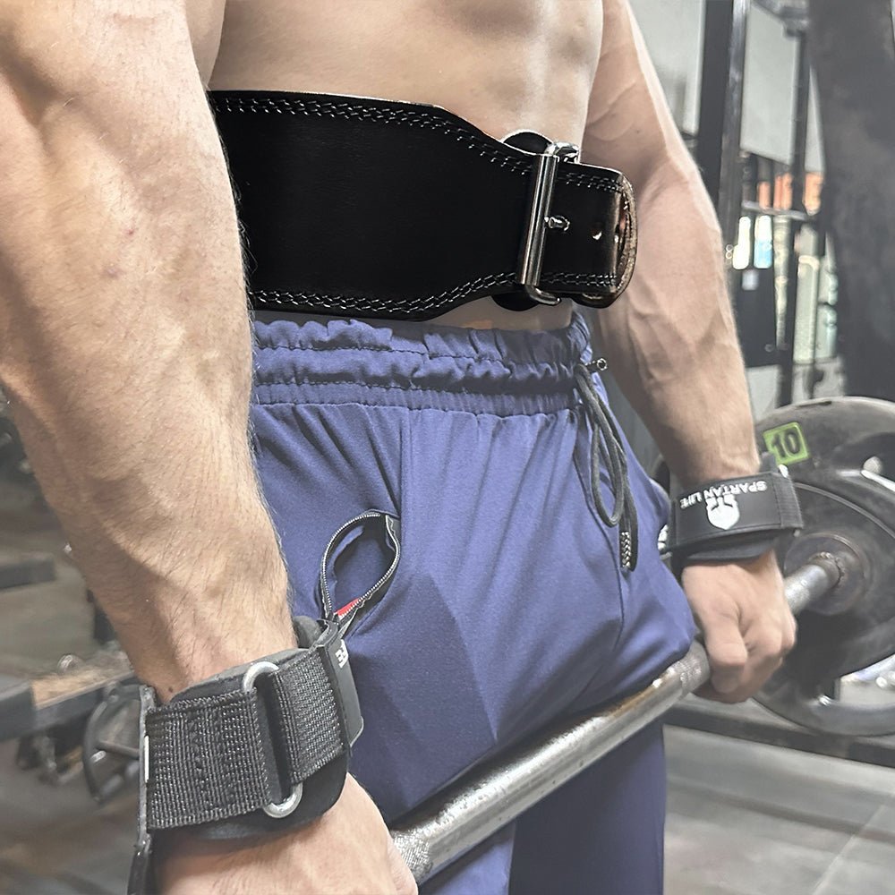 GENUINE LEATHER UNISEX SELF LOCKING BELT FOR FUNCTIONAL FITNESS