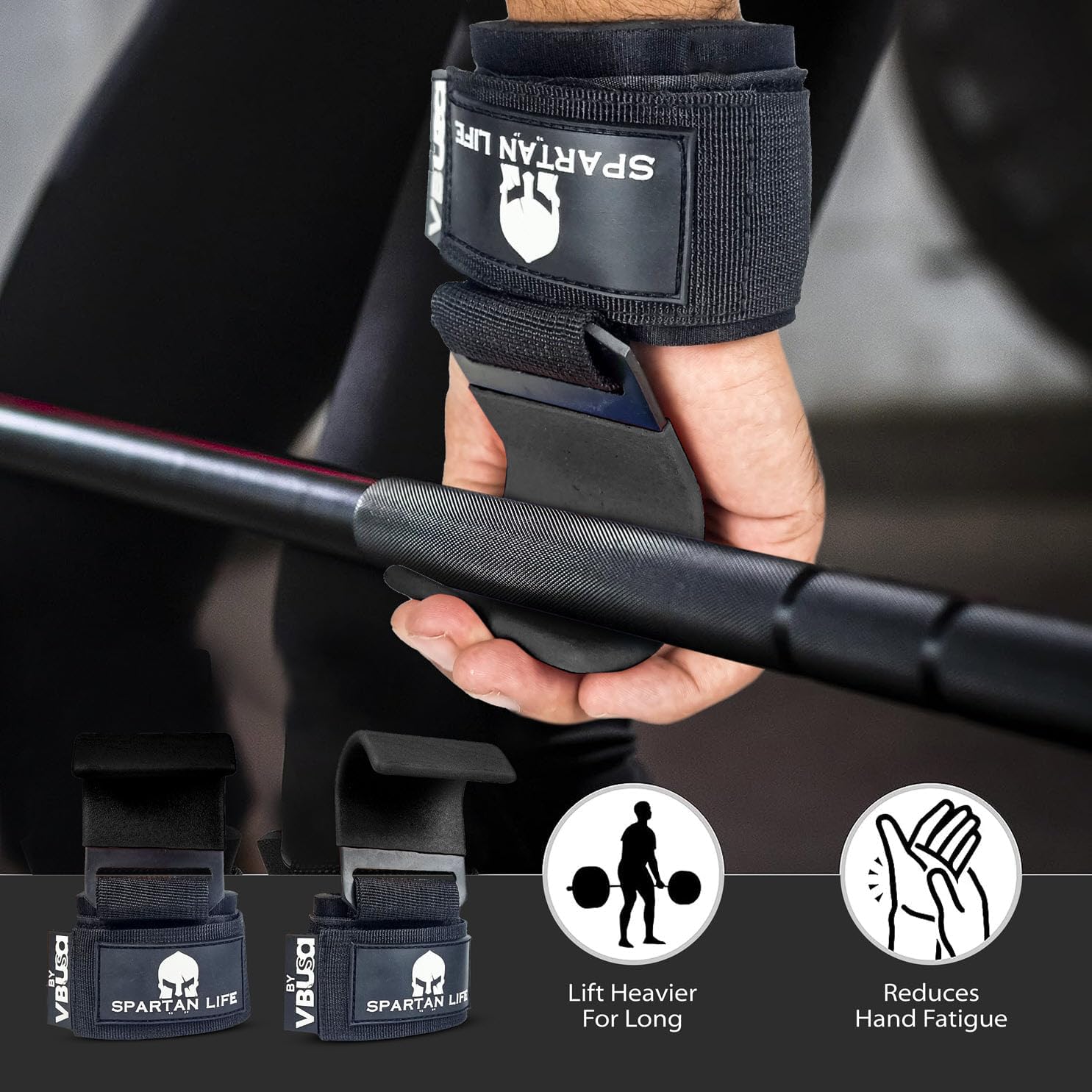 Heavy Duty Power Weight Lifting Hooks for Gym workouts