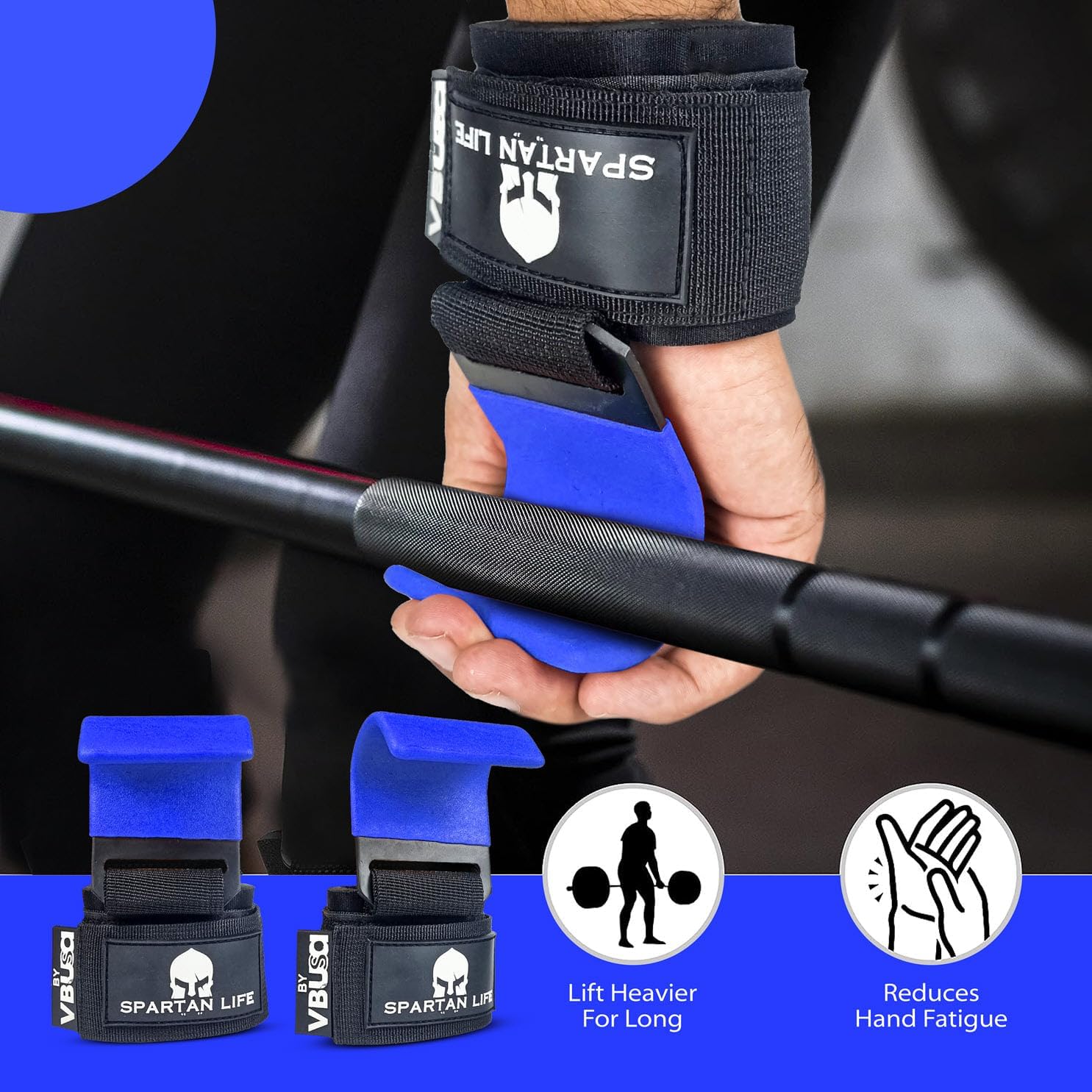 Heavy Duty Power Weight Lifting Hooks for Gym workouts