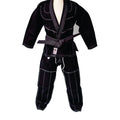 KIMONO YOUTH HEMP BLEND Black Jiu-Jitsu Gi BRAZILIAN JUI JITSU 550 GSM