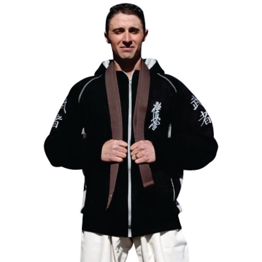  Victorbudo USA Men's zip up Embroidered Kyokushin Karate Hoodies