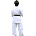 PLAIN WHITE KARATE UNIFORM POLY COTTON - 10 - OZ