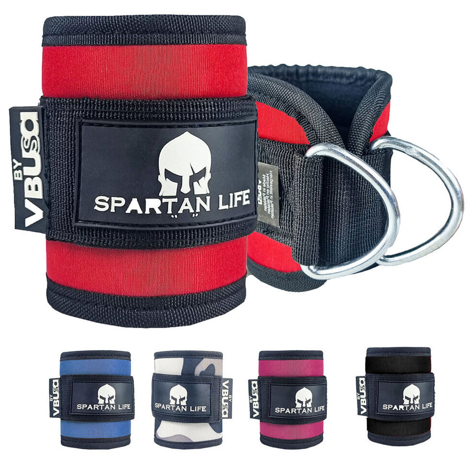 red-ankle-straps-for-cable-machine-and-resistance-bands