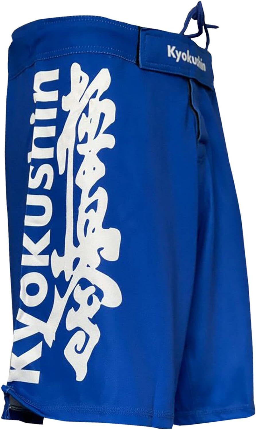 blue-color-bjj-mma-kyokushin-shorts