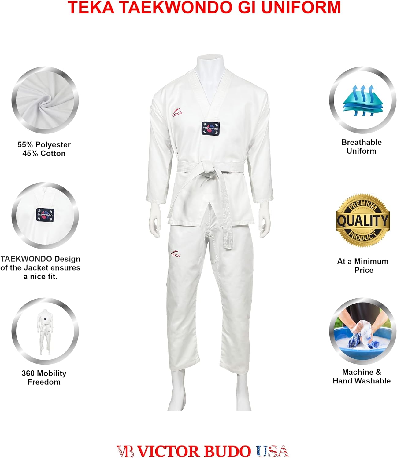 breathable-teka-taekwondo-gi-uniform-with-free-belt