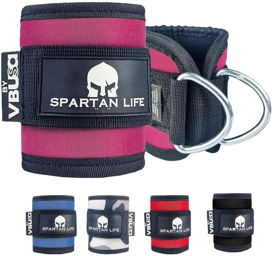 pink-ankle-straps-for-cable-machine-and-resistance-bands