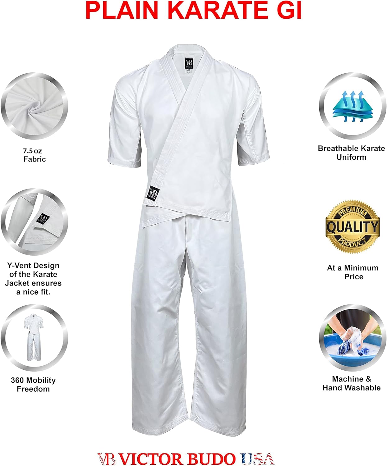 AAMA Student Karate Uniform – All American Martial Arts Supply