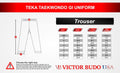 teka-taekwondo-gi-uniform-trouser-size-chart | teka