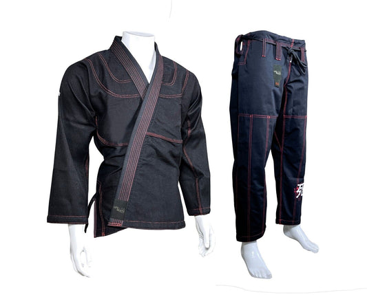 jui-jutsu-brazilian-uniform-450-gsm-free-belt-black